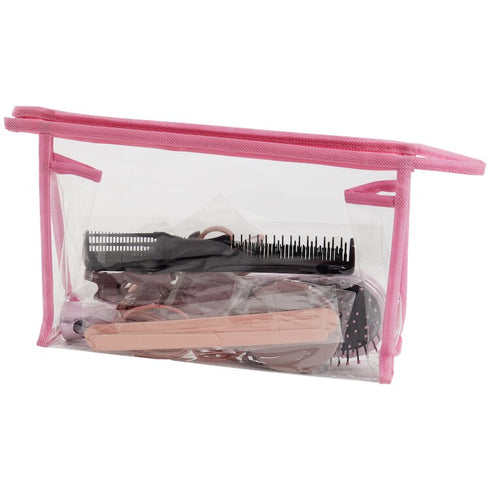Set trusa de frumusete cu accesorii Eleganza, 53 buc. | Roz